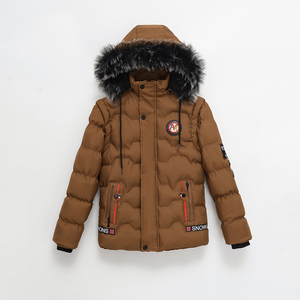 แจ็กเก็ต<span class=keywords><strong>ม</strong></span>ีฮู้ดกันน้ำใส่ได้ทั้งชายและหญิงเสื้อคลุมขนเ<span class=keywords><strong>ป</strong></span>็ดอบอุ่นทรงหลว<span class=keywords><strong>ม</strong></span>ซับโพลีเอสเตอร์ไซส์พิเศษฤดูหนาว - Product Image 3