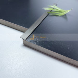 LL137 Factory Free Sample T Shape Profile <b>Edge</b> <b>Strip</b> Decorative Waterproof Durable <b>Metal</b> Stainless Steel Tile Trim Easy - Product Image 3