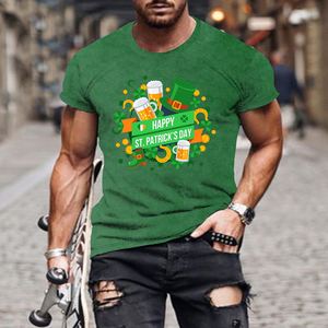 Sublimation <strong>T</strong>-<strong>shirt</strong> Available Men's <strong>T</strong> <strong>Shirt</strong> Short Sleeve Patriotic <strong>St</strong> <strong>Patricks</strong> <strong>Day</strong> Green <strong>T</strong>-<strong>Shirt</strong> for MEN - Product Image 1