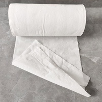 Haute qualité 2ply pâte de bois vierge pour usage quotidien Mage rouleau gros rouleaux de papier toilette