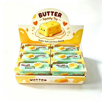 Nouveauté : Jouets Squishy Croustillants au Beurre, Façonnables, à Remontée Lente, Faits Main, Balle Anti-Stress à Presser