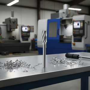 Fraise rotative Fervi pour machine-outil à fraiser l'aluminium et le carbure, 4 cannelures - Product Image 3