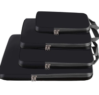 Cubes d'emballage de compression de qualité supérieure Accessoires de voyage Organisateurs d'emballage extensibles avec fermeture éclair de luxe