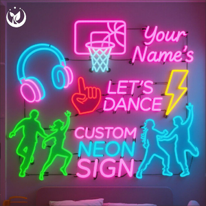 Ewen Custom Neon Sign 3D UV Impreso Led Neon Sign Spaceman UV Impreso <span class=keywords><strong>Comic</strong></span> Anime Light up Sign para la decoración del arte - Product Image 5