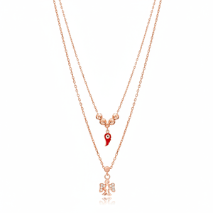 Ángel y ala diseño en capas circón piedra encanto colgante turco hecho a mano venta al por mayor 925 joyería de plata esterlina - Product Image 2