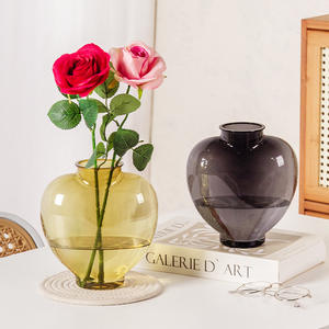 Meixuan florero hidropónico transparente de plástico soplado con boca moderno para sala de estar - Product Image 1