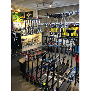 Tùy chỉnh dễ dàng lắp ráp bằng gỗ Skateboard Rack hiển thị tầng đứng cho Skateboard hiển thị - Product Image 5