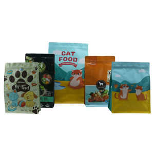 1 ק "ג 5 ק" ג 10 ק "ג 15 ק" ג 20 ק "ג 20 ק" ג תחתון שטוח מותאם אישית בד אריזת מזון כלבים - Product Image 6