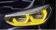 Module DRL d'éclairage diurne LED SJC pour BMW F97 X3M F98 X4M G01 X3 G02 X4 2018-2021 Module d'accessoires de voiture jaune citron