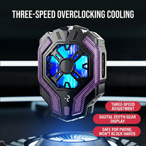 Ventola di Raffreddamento per Semiconduttori in Alluminio U-Jet, Dissipatore Magnetico per Telefono, Supporto Clip per Raffreddamento <span class=keywords><strong>Giochi</strong></span>, Supporto per Telefono - Product Image 3