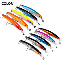 Minnow Balıkçılık Yemi 11.5cm 10.2g Plastik Sert Yem Yapay Wobbler Balıkçılık Malzemeleri Levrek Turna Sazan Balıkçılığı için