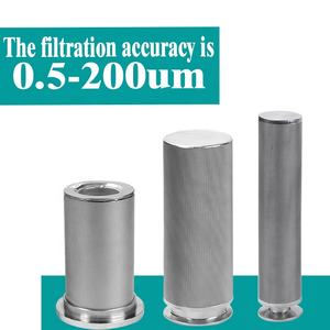 LIANDA 304 316l filtro sinterizado de acero inoxidable mini polvo micras tubo poroso Filtro de metal sinterizado - Product Image 2