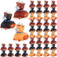 Jouet de bain pour bébé en plastique en forme de vache des Highlands, canard personnalisé, animal personnalisé, jeu d'eau, piscine, jouet souple qui couine