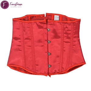 Corset gothique sexy en os de poisson pour femmes sous le buste 24cm de hauteur torse court respirant à lacets serre-taille et <span class=keywords><strong>gaine</strong></span> ceinture - Product Image 5