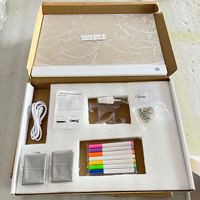 Tablette de dessin pour enfants HX avec stylet, bloc-notes numérique, tablette d'écriture intelligente, tablette d'écriture LCD effaçable pour enfants, tablette de dessin électronique