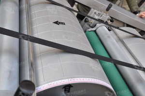 Màu duy nhất nhựa PP mua sắm Kraft gạo tông máy in máy không dệt hộp giấy túi in logo máy - Product Image 2