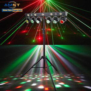 Mini support d'éclairage de boîte de nuit tout-en-un 200W DMX Dmx 512 Controller Auto Sound Remote Control Stage Lighting System for <span class=keywords><strong>Bar</strong></span> DJ - Product Image 4