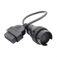 Adaptador OBD2 Mercedes Benz de 38 Pines a 16 Pines, Cable de Diagnóstico para Sprinter, Iveco, Volvo, Camiones y Motocicletas, Lector de Códigos