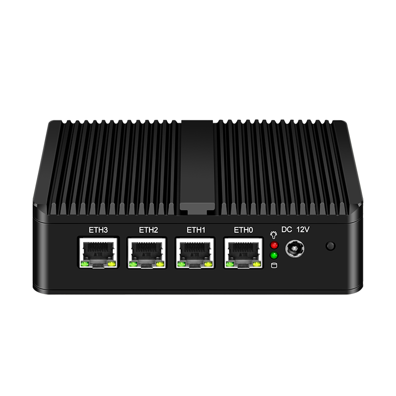 Безвентиляторное мини-сетевое устройство внутри Intel Pentium J5005 4x2.5GbE с низким энергопотреблением для межсетевого экрана маршрутизатора VPN шлюза BKHD-G30-J5005-4L