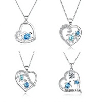 Collier pendentif Cœur de tortue thème Océan, style ethnique en cuivre, pour la mode transfrontalière européenne et américaine, à porter sur la clavicule