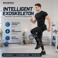 Exosquelette intelligent pour la cheville en fibre de carbone, léger, aide à la marche pour la réadaptation des personnes âgées et l'assistance sportive