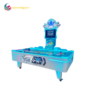 Machine de hockey sur air commerciale à deux joueurs, table de hockey sur air à monnayeur pour 4 joueurs, machine de divertissement - Product Image 4