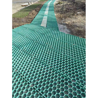 Grille de gravier matériaux recyclés 38mm grille de pavé d'herbe pour paysage pour la construction de routes grille de paddock en plastique cheval