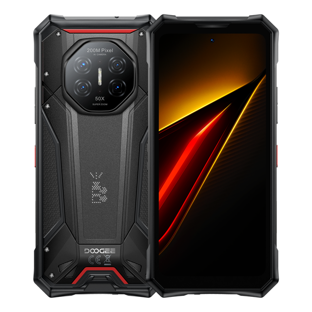 DOOGEE S300 Plus Rugged 5G Smartphone Dimensity 8300 6.78 FHD 120Hz 48GB 1TB 200MP Quad Camera 11000mAh Android 16 NFC WiFi 6E