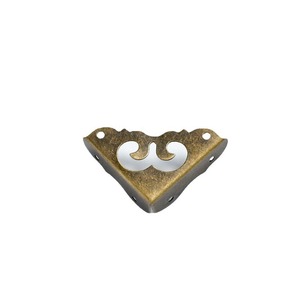 Iron <b>Corner</b> <b>Protector</b> 43x31x11mm Hollowed Antique Bronze Color Furniture Hardware Accessory - Product Image 4