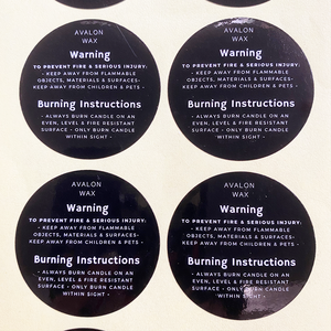 Đông Quan Vinyl Dược Phẩm Máy Ảnh Nến Tùy Chỉnh An Toàn Tinh Dầu Thận Trọng Dán Kim Loại Nhãn Cảnh Báo Nghẹt Thở - Product Image 3