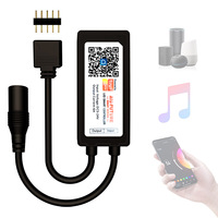 Contrôleur de bandes led wifi, USB, contrôleur de bandes led 5V 12V 24V, mono cct, rgb, rgbw, rgbww, rgbcw, feux, Alexa, commande vocale