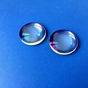 Vidrio óptico K9 Esférico 30mm Condensador cruzado Plano Lente convexa Equipo óptico Transparente +/-0,1 30,7mm CN;HEN 60/40 JLGD - Product Image 5