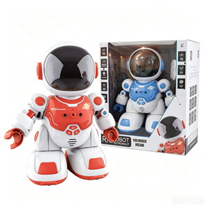 Robot Compagnon Intelligent Multifonctionnel et Attrayant en Plastique, Télécommandé, Programmable, en Forme d'Astronaute, avec Mélodie Dansante - Product Image 1