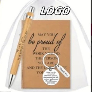 Kits de Bienvenida para Empleados X527, Sets de Regalo Personalizados para Oficina, Cuaderno, Llavero Metálico, Bolígrafo, Regalos Promocionales para Nuevos Empleados, Artículos de Bienvenida para Personal - Product Image 1