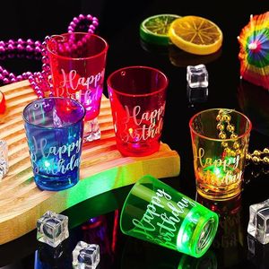 Tasse à shot transparente multicolore avec flash LED pour Halloween, Noël, anniversaire, fête de <span class=keywords><strong>mariage</strong></span>. - Product Image 4