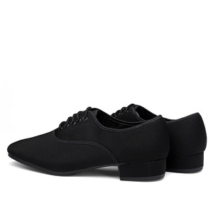 Scarpe Professionali da <span class=keywords><strong>Ballo</strong></span> Latino con Suola in Gomma, Scarpe da Jazz in Tessuto Oxford per Danza da Sala - Product Image 3
