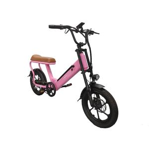 <span class=keywords><strong>Bicicleta</strong></span> Eléctrica Urbana de Alto Rendimiento con Doble Asiento para Mujer, de 16 Pulgadas, con Batería de Litio - Product Image 1