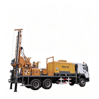 Machine de forage hydraulique diesel BDMCZ-260 avec pompe et roulement, équipée d'un camion-porte-équipement pour les projets de construction