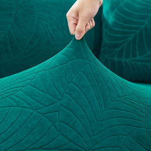 Leaves Jacquard Sofa <strong>Covers</strong> for Living Room Waterproof Solid Color Thicken <strong>Couch</strong> <strong>Cover</strong> L Shape Corner <strong>Sectional</strong> Slipcover - Product Image 5