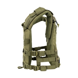 중국 공장 OEM 사용자 정의 로고 퀵 릴리스 폴리에스터 엘리트 트레이닝 기어 하네스 장착 전술 조끼 - Product Image 5