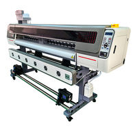 Impresora Plotter ECOUVjet de 1.8m con Cabezales de Impresión DX5/DX7 para Vinilo/Lona Flexible, Máquina de Impresión Digital