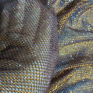 Tissu en micro-maille orné de cristaux de <span class=keywords><strong>café</strong></span> et de strass - Product Image 2