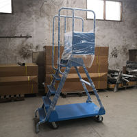 Escalera de paso de recogida de plataforma rodante de 1250*600*2000mm de Mart