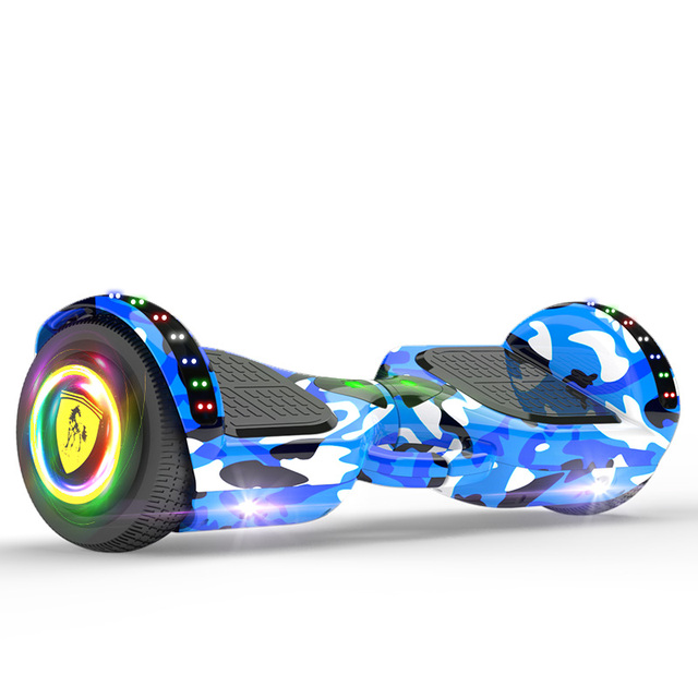 LED Light Music Two Wheel Self-balancing Hoverboards Car 6.5inch Smart Balance Electric Scooter
