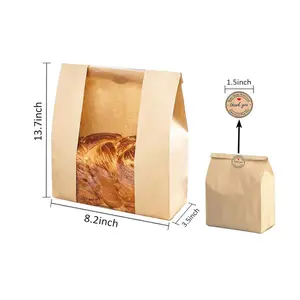 종이 봉지 토스트 식품 베이킹 일회용 슬리브 및 내유성 기계 등급 양피지 원료 로프 빵 가방