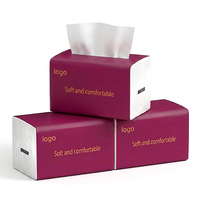 Mouchoirs en papier 2 plis en pure pâte de bois, doux, absorbants, durables, en boîte, écologiques pour la maison, l'hôtel, le bureau et la voiture