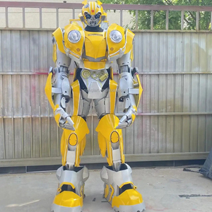 Nanchi Art recién llegado amarillo Led Robot Stilt Walker disfraces evento Fiesta rendimiento Props Robot Cosplay disfraz para gran oferta - Product Image 1
