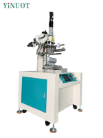 Nouvelle imprimante à transfert thermique semi-automatique YiNUOT pour tubes, étiquettes, cartes, gobelets en plastique, bouteilles
