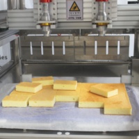 Machine de découpe automatique à lame autonettoyante pour boulangerie commerciale, pour trancher le pain, les gâteaux roulés suisses et les gâteaux congelés, avec fonction de découpe ultrasonique