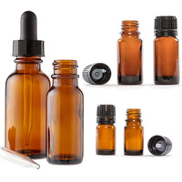 Flacons Compte-Gouttes en Verre pour Huiles Essentielles Personnalisés Cosmétiques 15ml 30ml 100ml Bouteille Compte-Gouttes en Verre Ambré Emballage Boîte